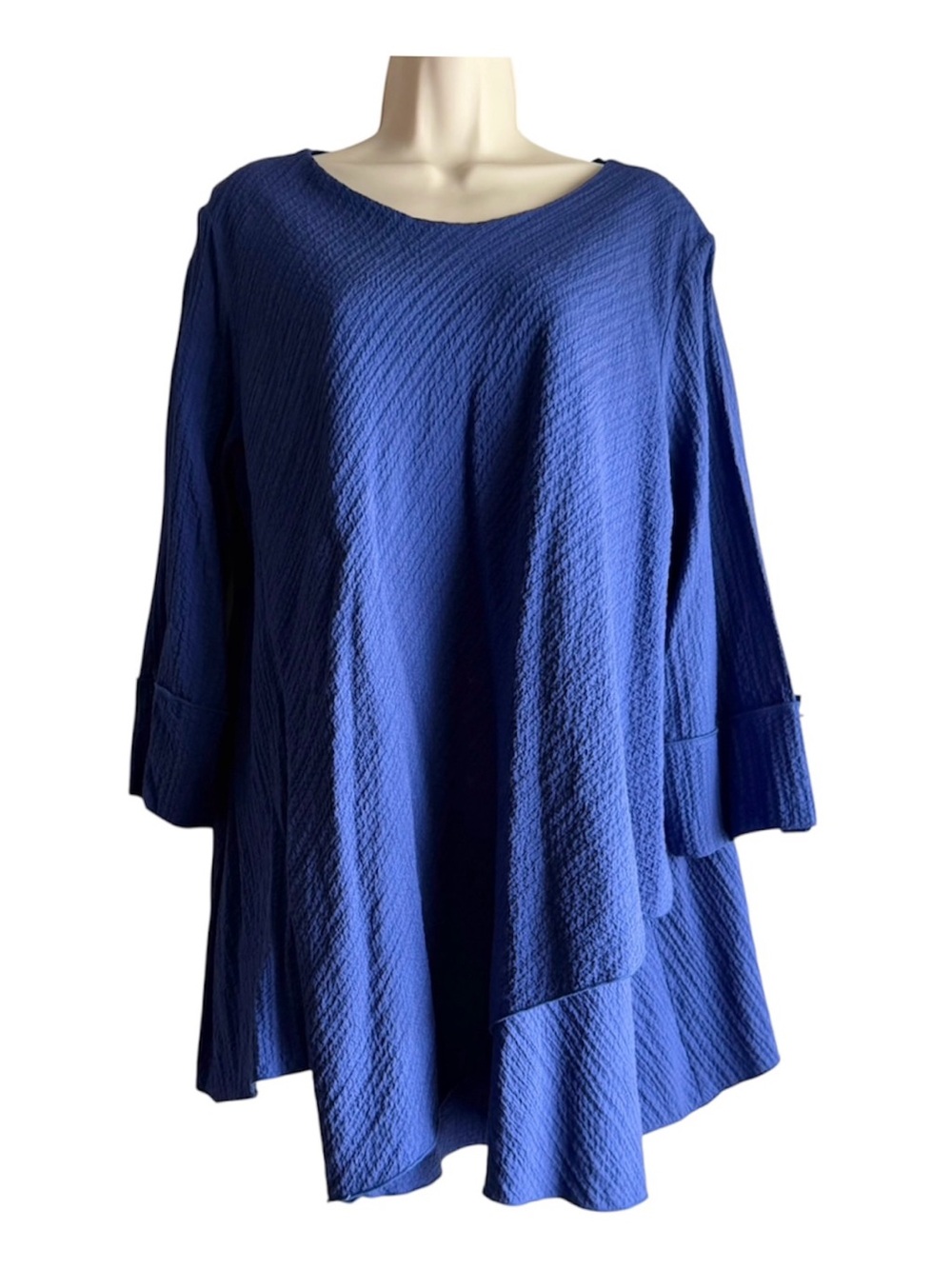 Gump’s San Francisco Crinkle Asymmetrical Tunic